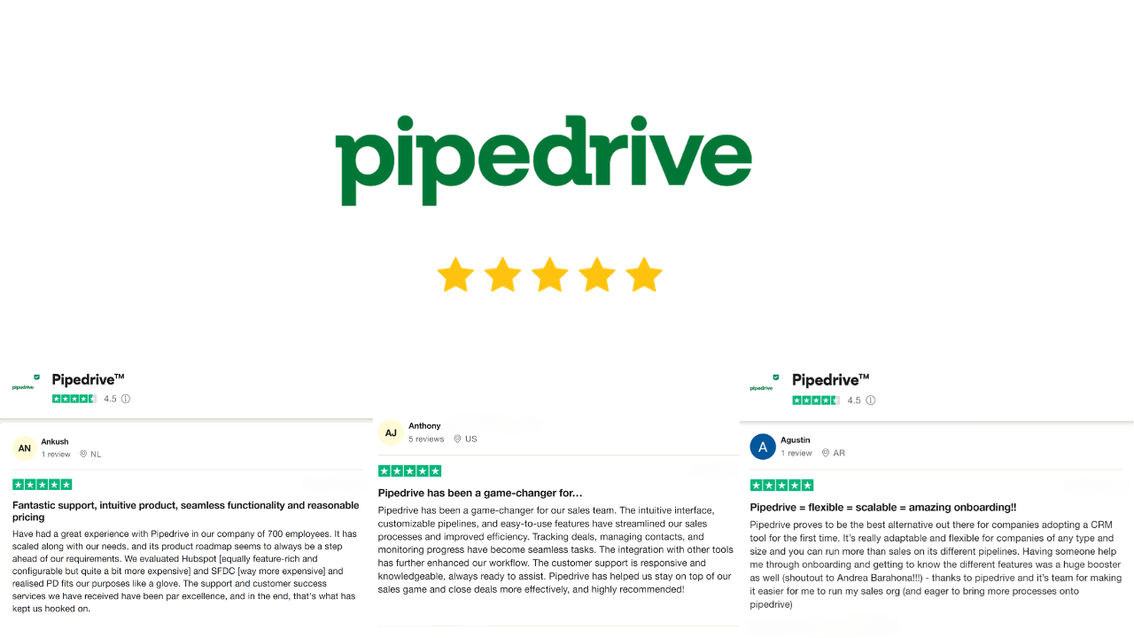Pipedrive for real estate testimonial