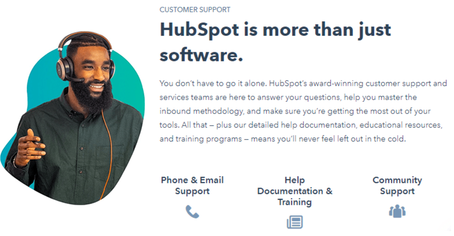 HubSpot For Startups-Customer support